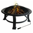 thumbnail image 1 of Four Seasons Courtyard 30 Inch Round Outdoor Wood Burning Fire Pit & Screen, 1 of 7