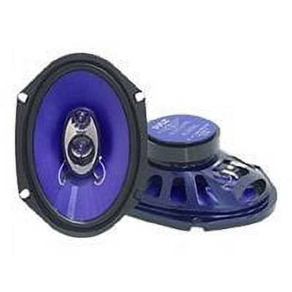 Pyle PL683BL 6x8" 360 Watt 3-Way Car Coaxial Audio Speakers Stereo (Pair)