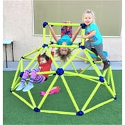 Eezy Peezy Monkey Bars Climbing Tower - Active Outdoor Fun for Kids Ages 3 to 6 Years Old, Green/Blue