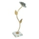 thumbnail image 4 of Adorno de mesa de flores Bling Bling estatua decorativa de metal y vidrio 16x6x6cm, 4 of 12