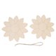 thumbnail image 2 of 2 piezas de recortes de flores de madera DIY Forma de loto Recortes de madera sin terminar Decoración de virutas de madera para el jardín del hogar Colgante con 2 cuerdas de cáñamo, 2 of 10