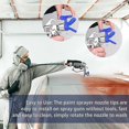 thumbnail image 4 of Airless Paint Nozzles Set,reversible Spray Tips Airless Paint Sprayer Nozzle Tips Airless Sprayer Spraying Machine Parts, 4 of 5