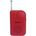 thumbnail image 2 of Sylvania Portable AM/FM Radio -Red, 2 of 2
