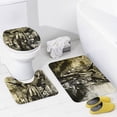 thumbnail image 4 of Death Note 4PCS Bathroom Sets Shower Curtain Sets with Toilet Lid Cover, U-Shaped Mat And Bath Mat, 4 of 8