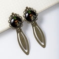 thumbnail image 4 of St. Patrick's Day Vintage Copper-Colored Lace Bookmarks: Stainless Steel Book Accessories for Readers and Book Lovers - Set of 2, 4 of 5