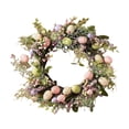 thumbnail image 2 of 45c Wreath with Pastel Eggs Front Door Window Hanging Artificial M, 2 of 8