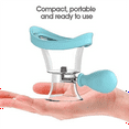 thumbnail image 5 of 2Pcs Eye Wash Cup, Cleaner Kit Manual Air Pressure Cleaning Cup Tool Rinse,Silicone Bath, 5 of 7