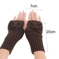 thumbnail image 5 of Arm Warmers, for Women, Cable Knit Warm Winter Sleeve Fingerless Gloves, Premium, 5 of 8