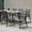 Gray, variant on Resenkos Set of 6 Outdoor PE Wicker Stackable Chairs with Sturdy Steel Frame-Brown, Outdoor Dining Chair for Outside Patio, All Weather, Porch, Garden, Poolside