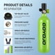 thumbnail image 3 of Minitanque de buceo GOYOJO de 1 litro con máscara, 3000 PSI, certificado DOT, 3 of 9