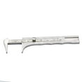 Vernier Caliper Mini Sliding Pocket Caliper Metal Double Scale for