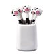 thumbnail image 1 of 6PCS Fruit Fork Set for Kids Stainless Steel Cute Cartoon Calf Animal Food Picks Dessert Forks for for Bento Lunch Box Party White, 1 of 5