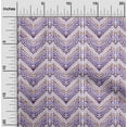 thumbnail image 2 of oneOone Viscose Jersey Purple Fabric Chevron Sewing Craft Projects Fabric Prints By Yard 60 Inch Wide, 2 of 4