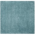 thumbnail image 2 of Safavieh Polar Abbot Solid Shag Area Rug, Light Turquoise, 8' x 8' Square, 2 of 10