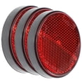 thumbnail image 4 of 8pcs Round Trailer Reflectors Restore Reflector Warning Sign Trailer Accessories, 4 of 8