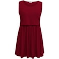 thumbnail image 2 of Bearsland Female Sleeveless Maternity Tank Tops Breastfeeding Nursing Clothes, 2 of 6