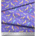 thumbnail image 3 of Soimoi polyester Crepe Fabric Dot,Leaves & Fox Animal Printed Fabric 1 Yard 42 Inch Wide, 3 of 3