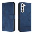 thumbnail image 1 of Funda con tapa estilo vintage para Samsung S23, ranura para varias tarjetas, protección total, estilo retro, material PU+TPU, 1 of 5