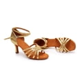 thumbnail image 4 of Zapatos de baile Rosefinch para mujer Latin Ballroom Salsa Gold, 4 of 7