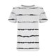 thumbnail image 5 of Camiseta de Manga Corta de las Mujeres de Cuello Redondo de Impresión Casual Top de las Señoras, Poliéster Ligero para el Hogar Diario Y Cómodo, 5 of 9