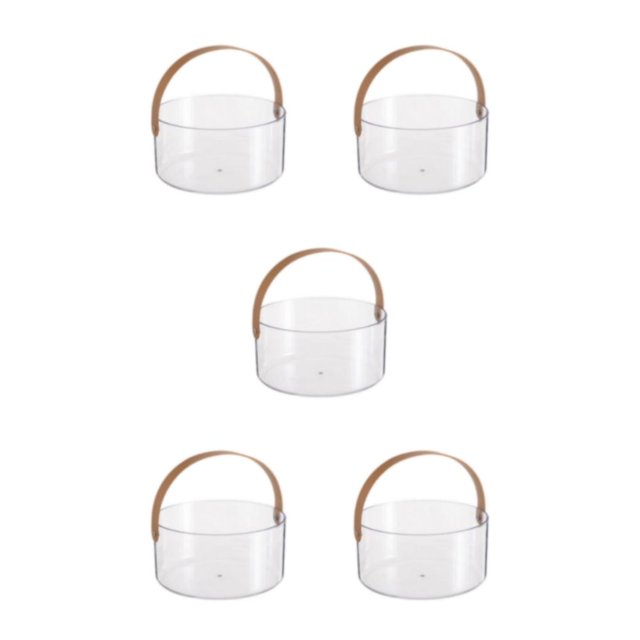 Maytalsory Cocktail Bars Stylish To Chill Bucket Designed For And Party Storage Bucket Transparent Statement Providing And large 21*21*10.5CM 5Set