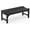 Black, variant on VINGLI Outdoor Bench Garden Bench HDPE Porch Bench, All-Weather Patio Bench, Poly Lumber Oversized Park Bench 800 lbs Weight Capacity