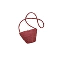 thumbnail image 1 of Bolso de hombro de playa de algodón Qarigey para mujer estuche de viaje informal organizadores Color sólido Rojo AP012360-06, 1 of 6