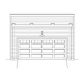 thumbnail image 2 of 763-528: Garage Modern 0 Bed, 0 Bath Luxury Home Plan, 0 Sq Ft: Full Blueprints with License to Build by Home Plan Marketplace - Lesuto, 2 of 7