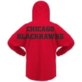 thumbnail image 3 of Women's Fanatics Red Chicago Blackhawks Jersey Lace-Up V-Neck Long Sleeve Hoodie T-Shirt, 3 of 3
