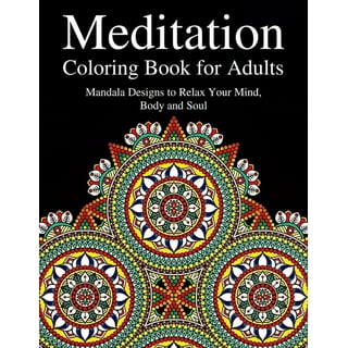 Coloring Book: Hello Angel Mindfulness Coloring Book Adult Mandala Coloring  Book 