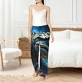 thumbnail image 4 of Honiee Starry Sky Colorful Crocodile A for elegant Women's Lounge Pants and Pajama Pants, crafted for ultimate comfort in your sleepwear essentials-Large, 4 of 6