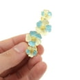 thumbnail image 5 of Unique Bargains 1 Pc Paint Lily Flowers French Barrette Hair Clips Hairdo Clip for Home Blue, 5 of 5