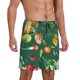 thumbnail image 2 of Balery Vegan Pantalones cortos de pijama de punto de algodón para hombre con cinturilla y bolsillos-XX-Large, 2 of 6