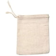 thumbnail image 4 of Mandala Crafts Bulk Unbleached Fabric Cloth Cotton Muslin Sachet Bags with Drawstring for Soap Spice Tea Favor Gift, 4 of 9