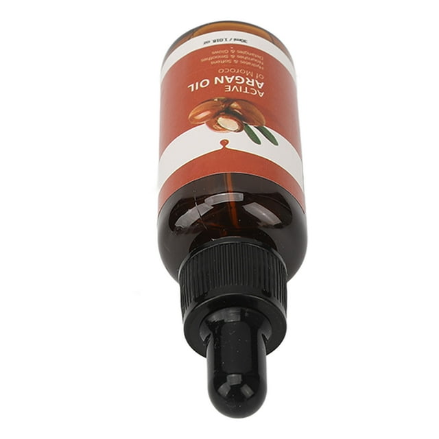 Aceite De Argán, Aceite Esencial Para El Cuidado Del Cabello Que Brilla Y Previene Las Puntas Abiertas, 30 Ml Para Reparación Del Cabello Para Uso Diario