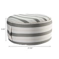 thumbnail image 3 of Outdoor Inflatable Pouf Striped Taupe, 3 of 3