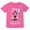 Pink, variant on Gift for 2 Year Old Girl 2nd Birthday Funny Cupcake Toddler Kids T-Shirt 3T Gray