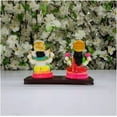 thumbnail image 5 of Lakshmi Ganesha Statue Laxmi with Ganesha Idol Gajanan Dhan Lakshmi Deity Housewarming Gift Lakshmi Ganesha Sculpture Hindu God Goddess Statue Diwali Pooja Decor Housewarming Gift - AtoZ India Cart, 5 of 5