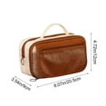 thumbnail image 3 of Estuche de Tela Retro para Lápices: Bolsa de Almacenamiento Portátil de Gran Capacidad con Resistencia a Las Manchas para Uso Escolar, Doméstico o de Oficina., 3 of 6