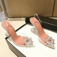 thumbnail image 2 of 2024 Chaud Paillettes Strass Femmes Pompes Cristal PVC d'Été Chaussures de Dame Transparentes Talons Hauts Parti Chaussures de Bal FGS, 2 of 6