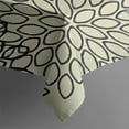 thumbnail image 5 of Gray Floral and Petal Pattern Rectangle Tablecloth 60"x102",Waterproof Polyester Rectangle Table Cloth, Wipeable Spillproof Polyester Tablecloth for Dining, Camping, Indoor and Outdoor, 5 of 6