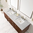 thumbnail image 3 of James Martin Vanities 670-V72-Fejp Amberly 72" Wall Mounted Or Free Standing Double Basin, 3 of 7