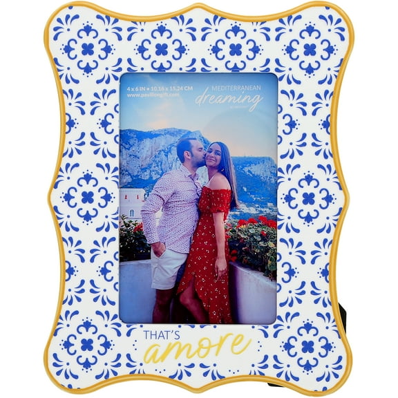 Pavilion Gift Company - That's Amore - 6.5" x 8.25" Picture Frame
(Holds 4" x 6" Photo)