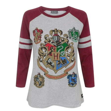 Harry Potter Womens Hogwarts Raglan Top | Walmart Canada