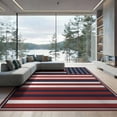 thumbnail image 2 of ODIKA Front Door Patriotic Bands Stars Traditional Rectangular Generic for Queen Size Bedroom, Under Bed, Master , Foldable Easy Care, 2 of 7