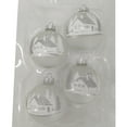 thumbnail image 1 of Holiday Time Dia 65mm 4Ct House Glass Ornament, 1 of 5