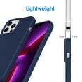 thumbnail image 5 of JETech Silicone Case Compatible with iPhone 13 Pro Max 6.7-Inch, Silky-Soft Touch Full-Body Protective Phone Case, Shockproof Cover with Microfiber Lining (Navy), 5 of 7