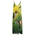 thumbnail image 4 of Flower Hummingbird Fine Art Sleeveless Dress Summer Dress Woman 2025, 4 of 7