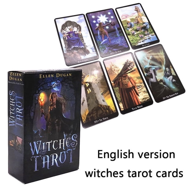 Tarot Rider Waite cartas clásicas, versión en español e inglés, caballero, camarero, adivinación del destino, predicción del mago