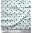 thumbnail image 1 of Soimoi Cotton Duck Fabric Dot & Floral Artistic Printed Craft Fabric by the Yard 56 Inch Wide, 1 of 1